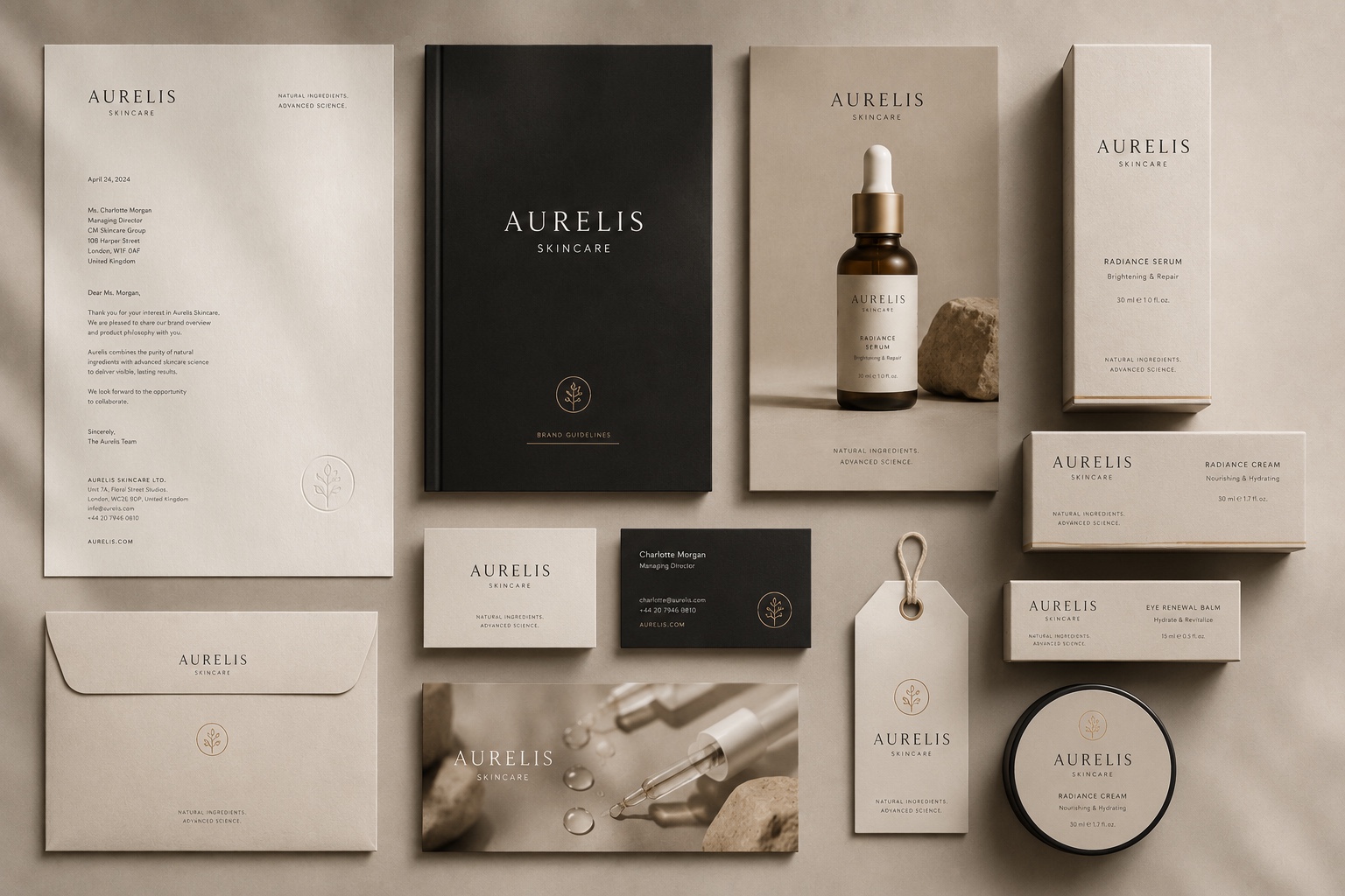 AURELIS Skincare|品牌識別系統