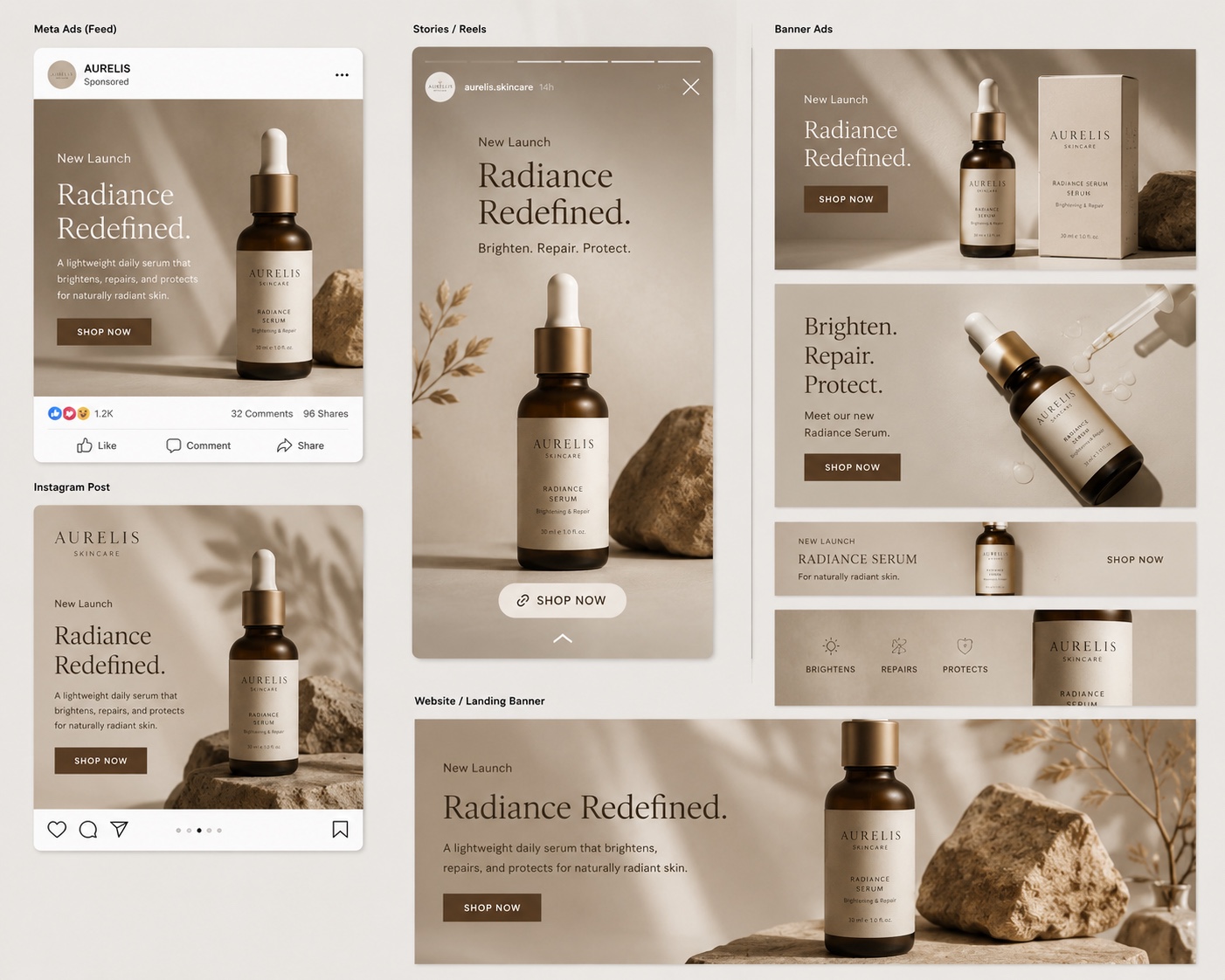 Radiance Redefined|產品上市廣告素材